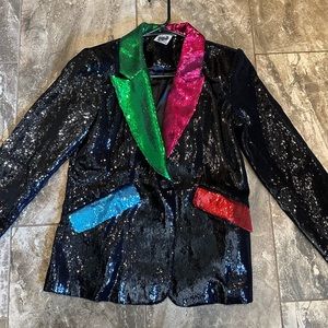 Queen Of Sparkles sequin Blazer
